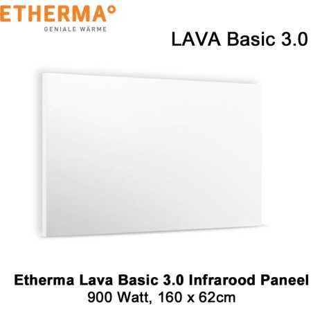 Etherma Lava Basic 3.0 infrarood paneel 900 Watt 160 x 62 cm