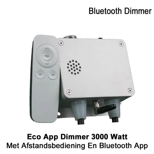 Dimmer 3000 Watt met Afstandsbediening en Bluetooth App