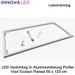 LED Verlichting In Aluminiumkleurig Profiel Voor Ecosun Paneel 60 x 120 cm