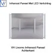 VH Livorno LED 1800 Watt infraroodpaneel 63 X 104 cm met Wifi thermostaat