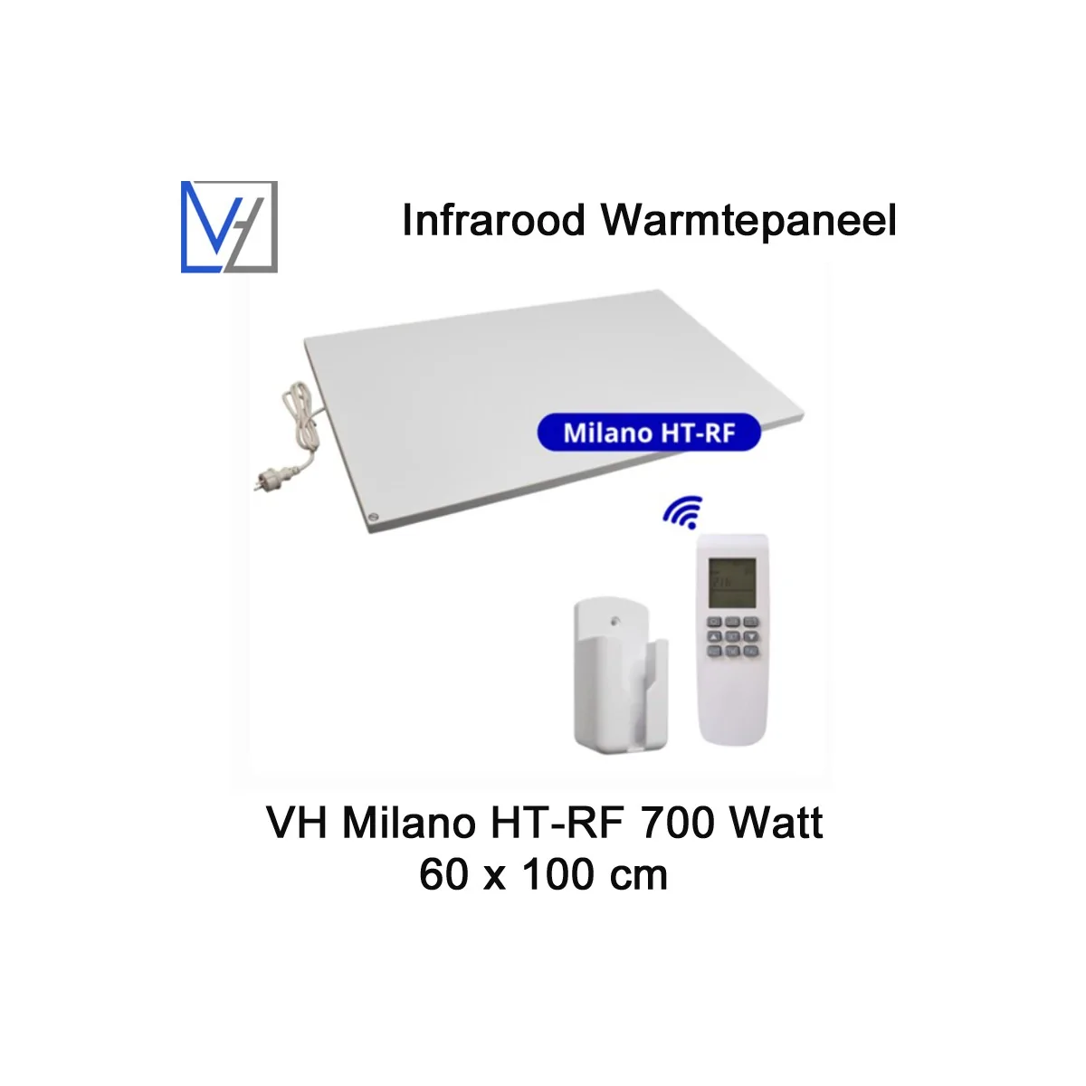 VH Milano HT-RF 700 Watt Infrarood Paneel, 60 x 100 cm