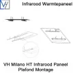 VH Milano HT-RF 700 Watt Infrarood Paneel, 60 x 100 cm