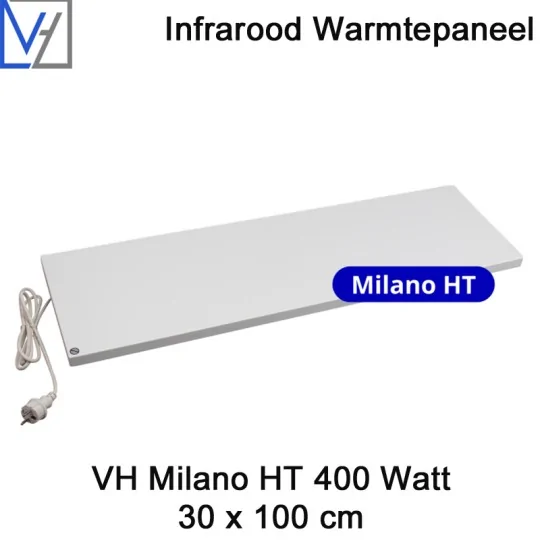 VH Milano HT 400 Watt Infrarood Paneel, 30 x 100 cm