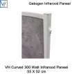 VH Verplaatsbaar infrarood paneel Curved Stone 300 Watt
