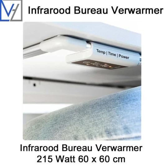 VH Infrarood Bureau Verwarmer 215 Watt - 60 x 60 cm