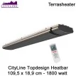 CityLine Topdesign Heater 1800 Watt 109,5 x 18,9 cm