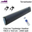CityLine Topdesign Heater 2400 Watt 159,5 x 18,9 cm