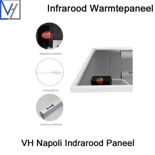 VH Napoli 700 Watt Infrarood paneel 60 x 120 cm